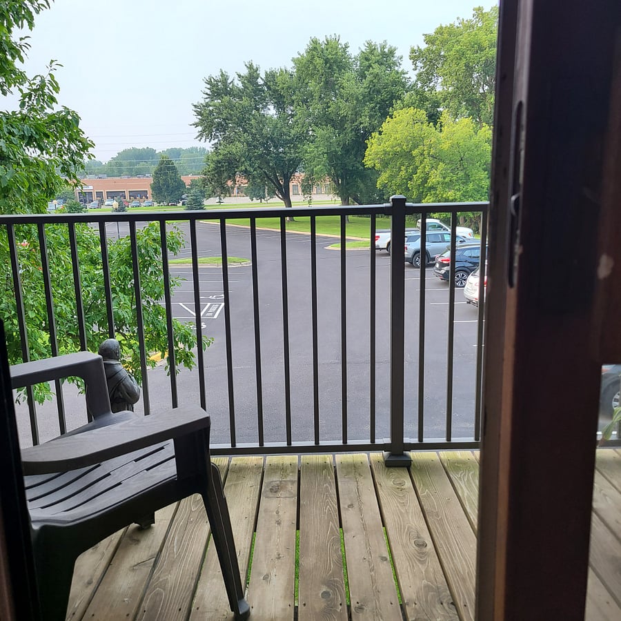 Private deck off of bedroom