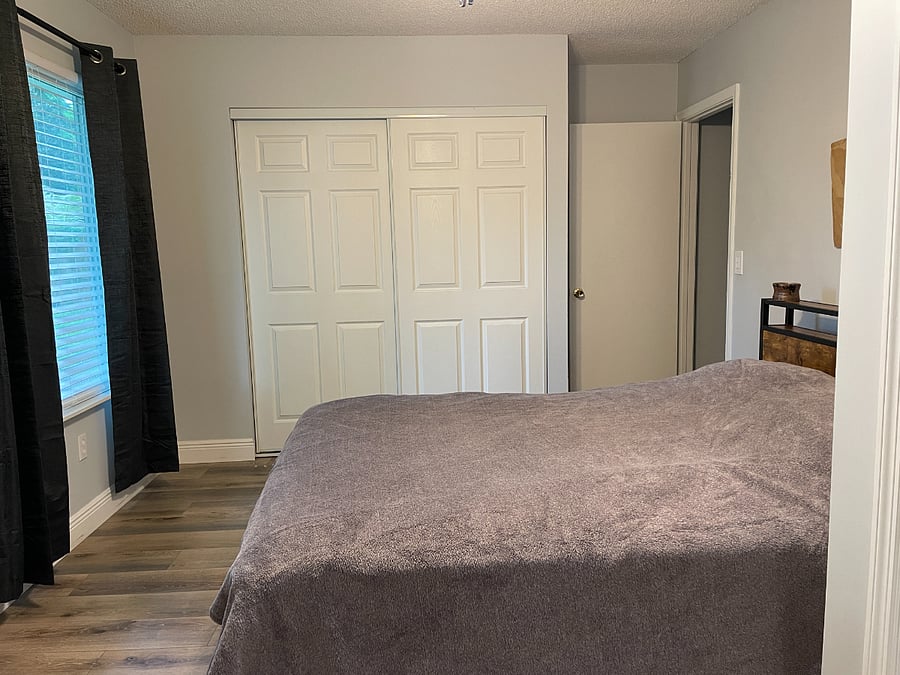 main bedroom with large closet