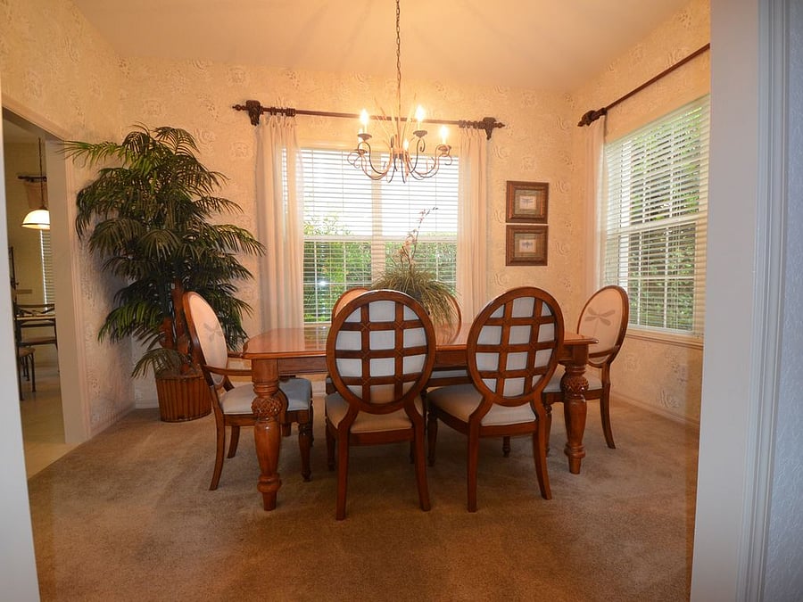 Formal Dining Room - golf views seats 6