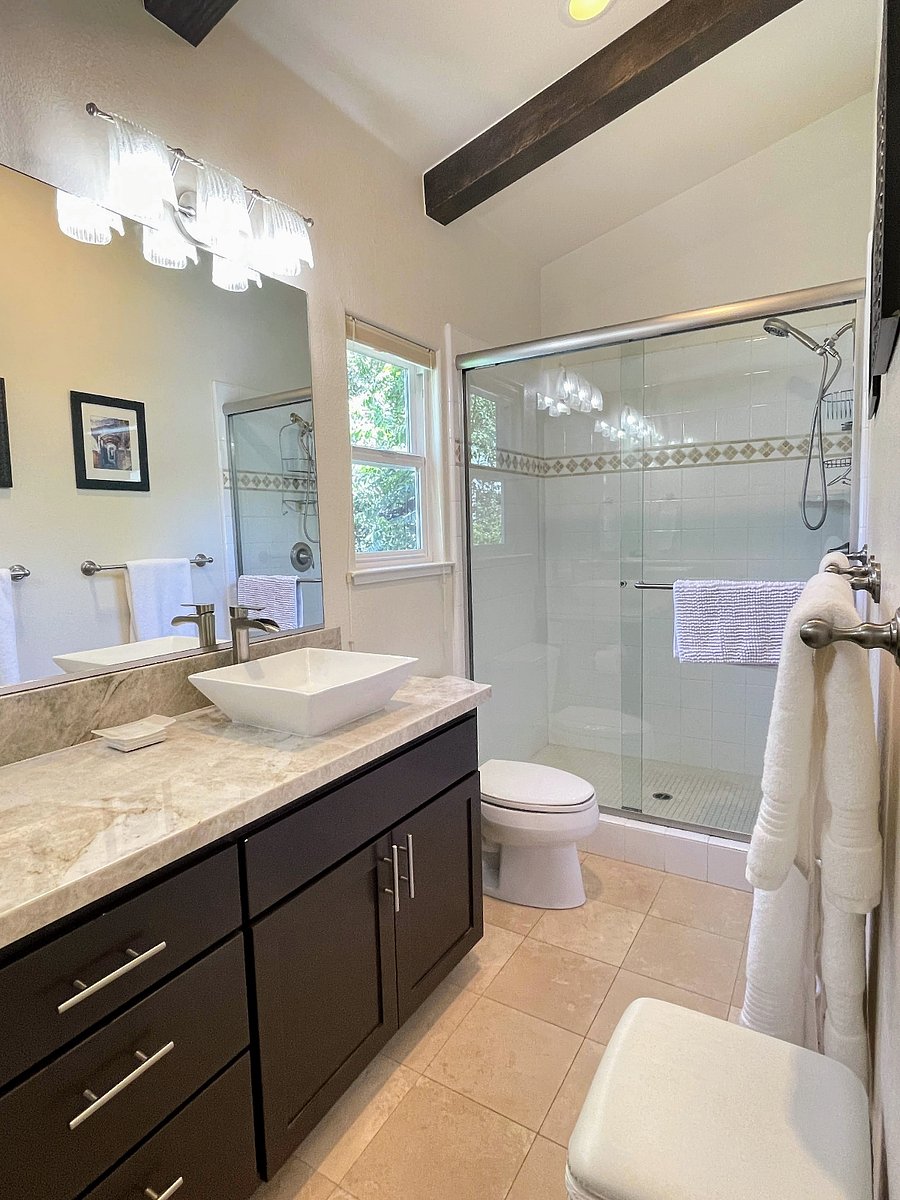 Master Bathroom with Shower and Double Sinks