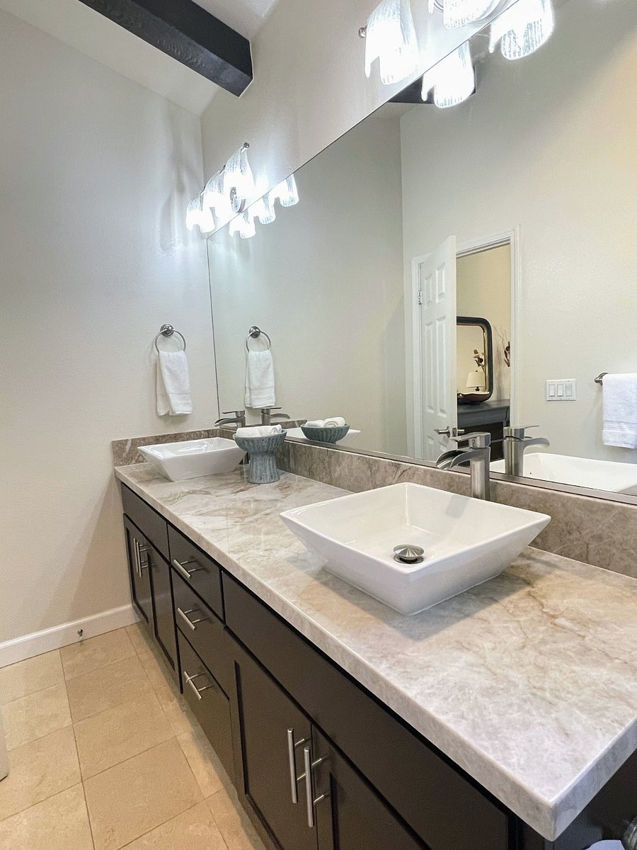 Master Bathroom with Double Sinks