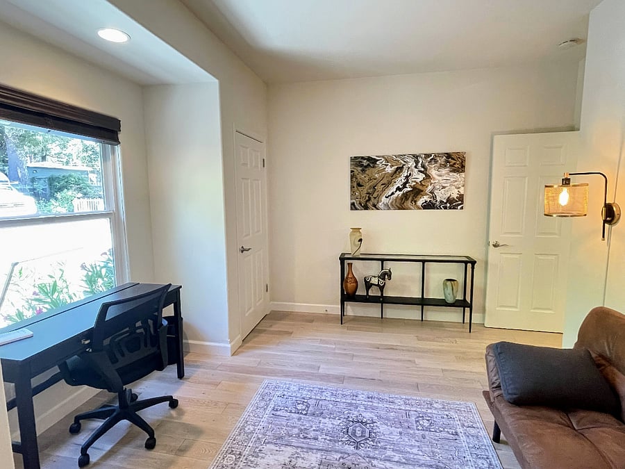 Bedroom 3 with Fold Down Twin Bed and Work Station
