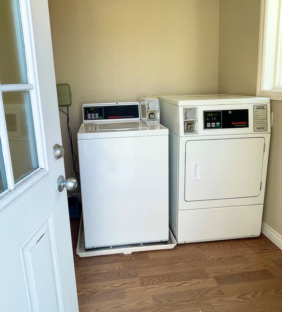 Shared laundry on the premises