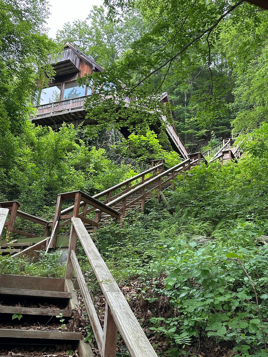 Exterior Staircase to Lake Front Dock and Gazebos