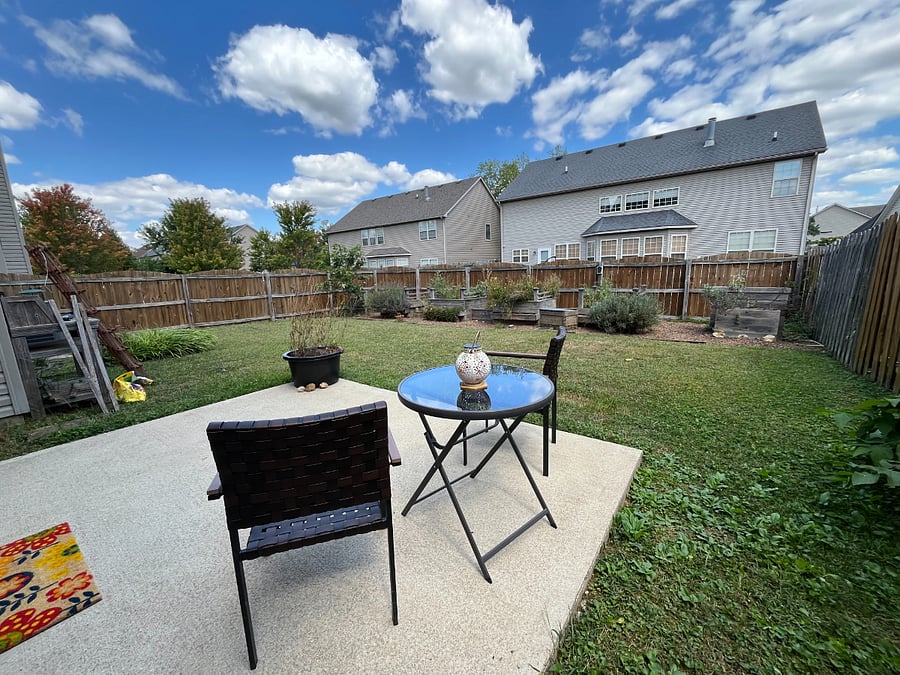 Back patio