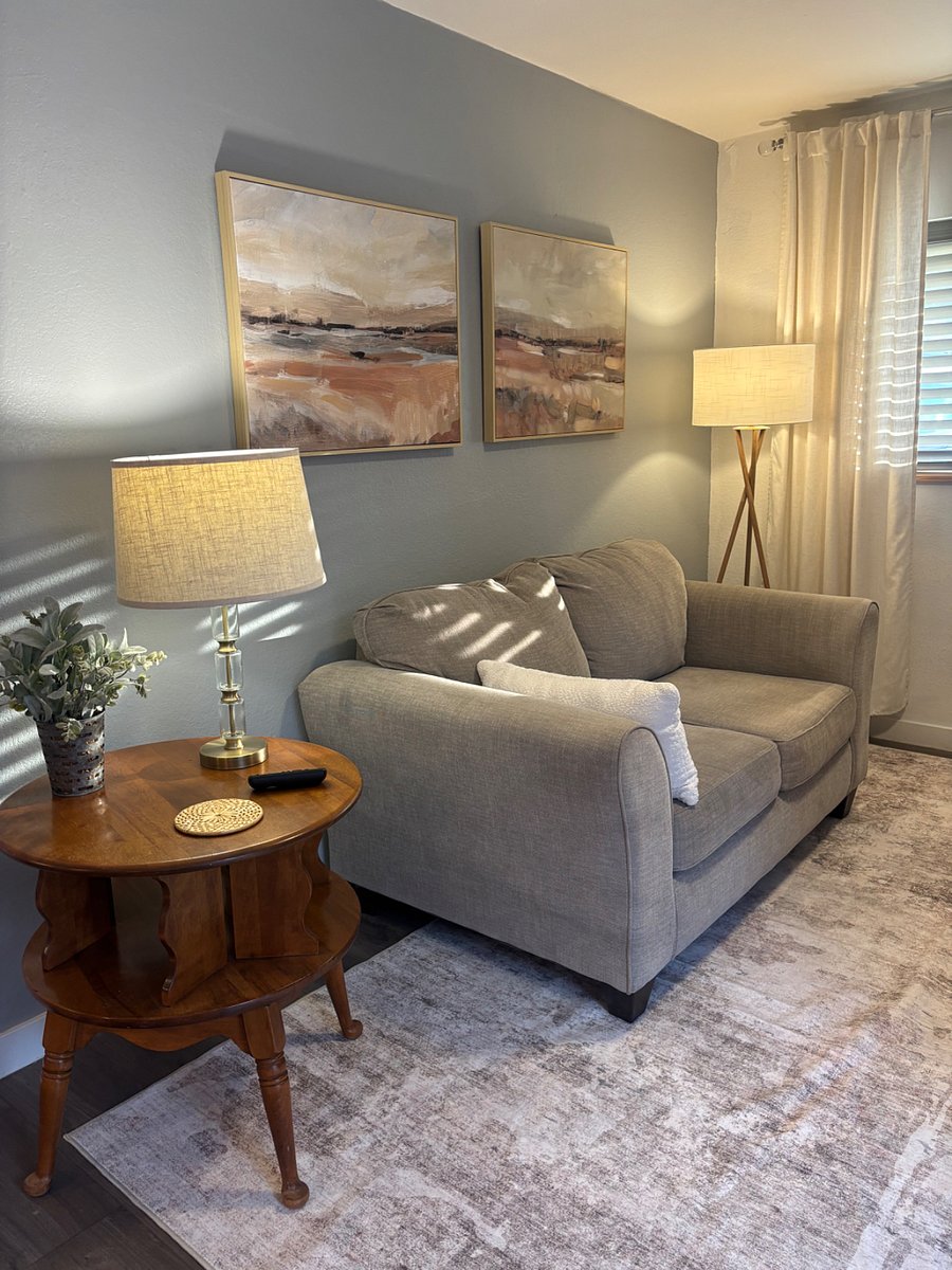 New comfortable furniture.