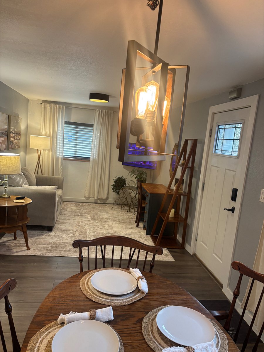 Soft carpet and large smart TV
