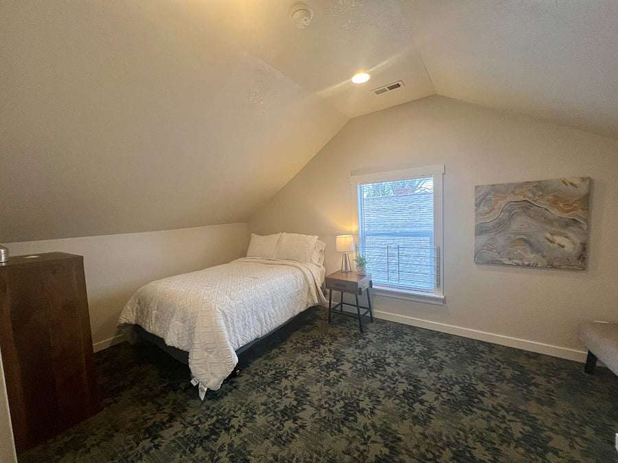 Upstairs queen bedroom