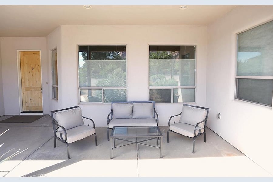 Front of the home sitting area