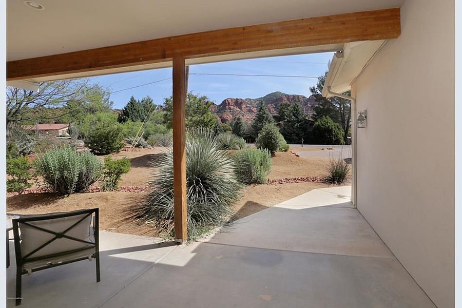 View from the front of the house
