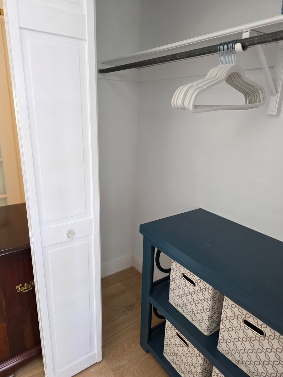 Spacious second bedroom closet