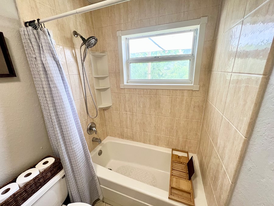 Bathroom - rain shower head