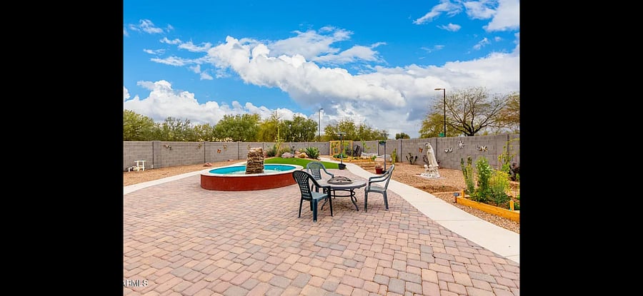 Back yard.