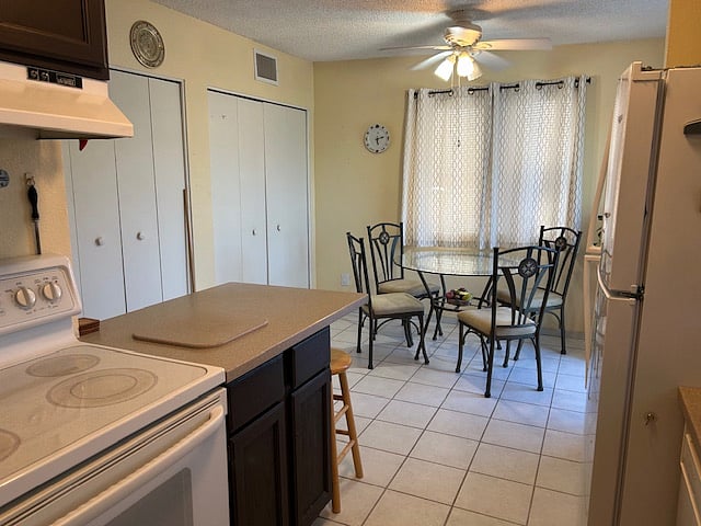 Kitchen and dining area