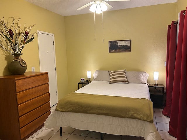 Bedroom 1 with walk in closet