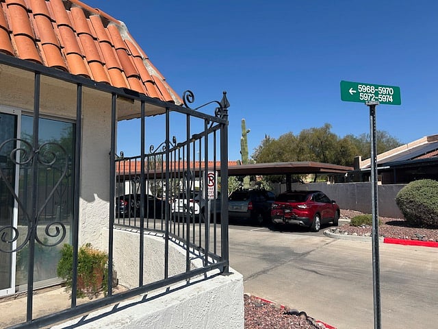 your covered parking spot