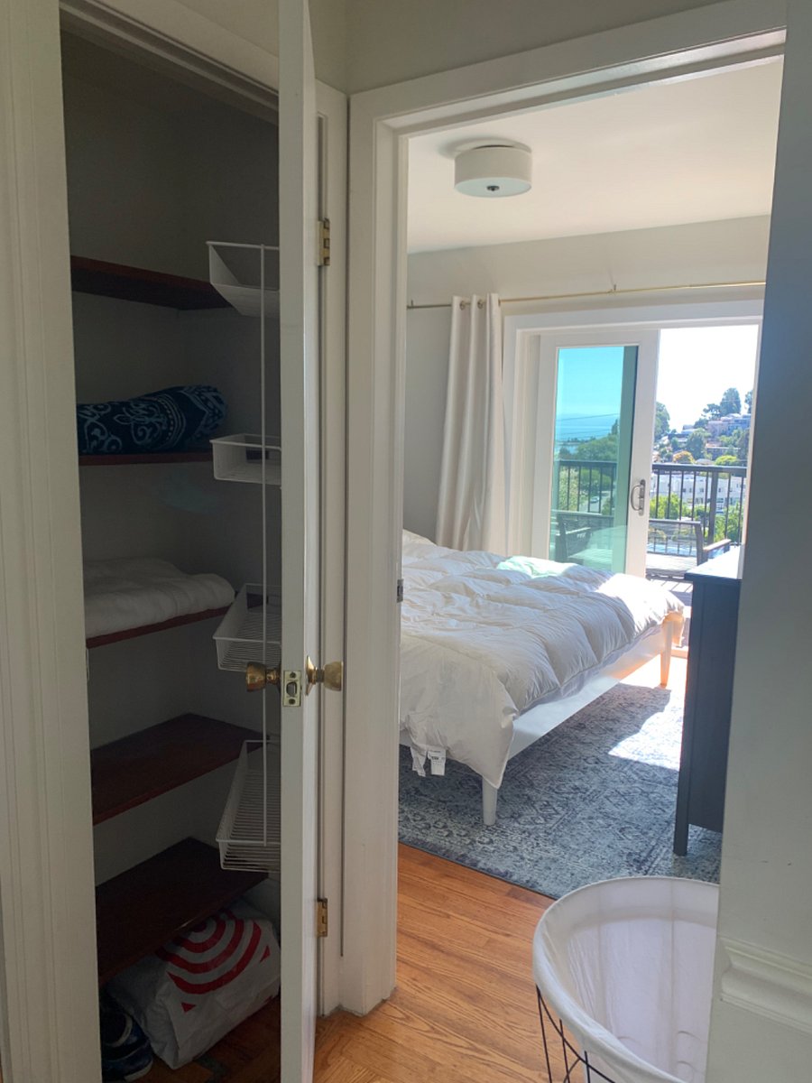 Small storage closet off hallway near Bedroom #2
