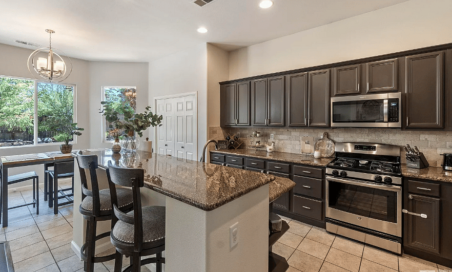 Kitchen and dining room