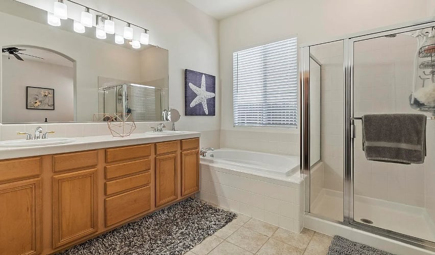Master bathroom