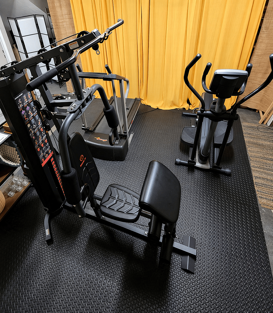 Your own at-home fitness space like a private gym membership with no commute and no special gear needed.