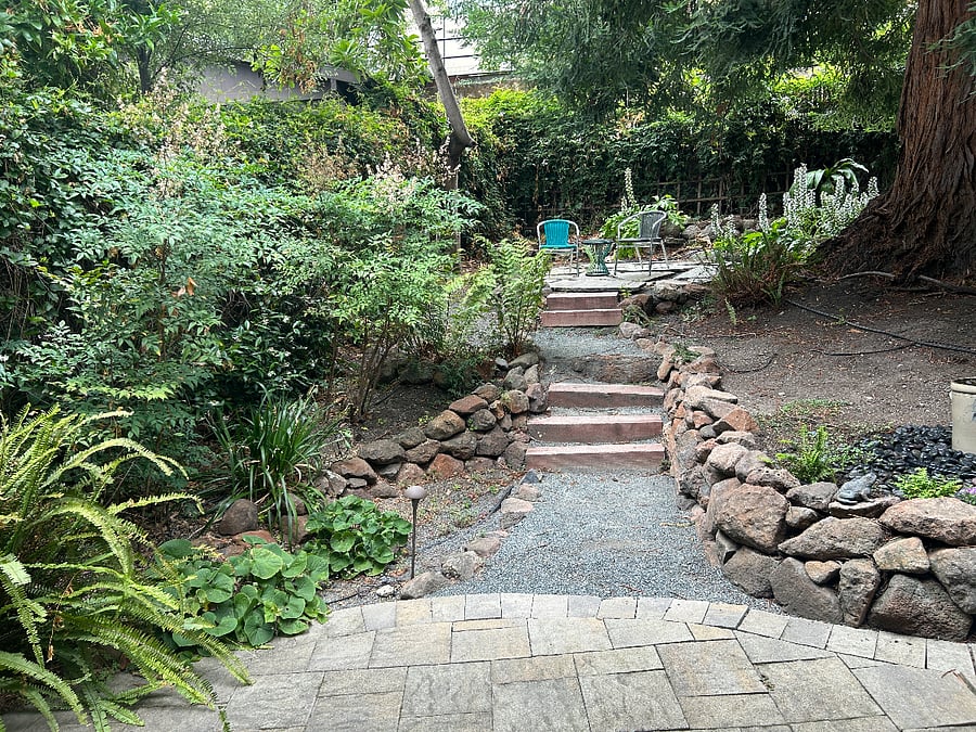 A shady spot to hang outside.