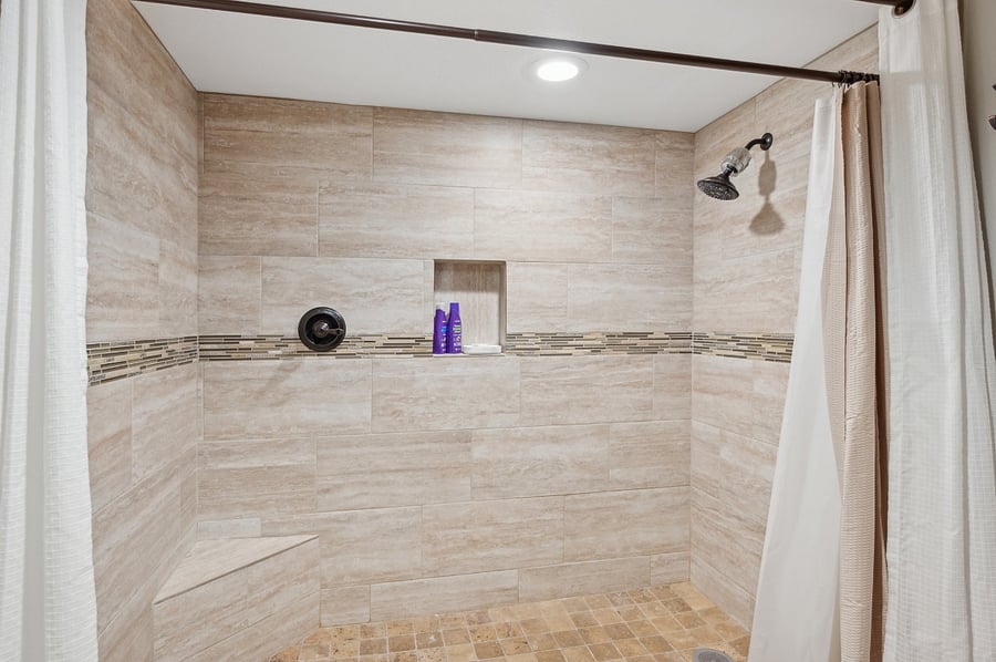 Massive and amazing spa-like shower! The best.