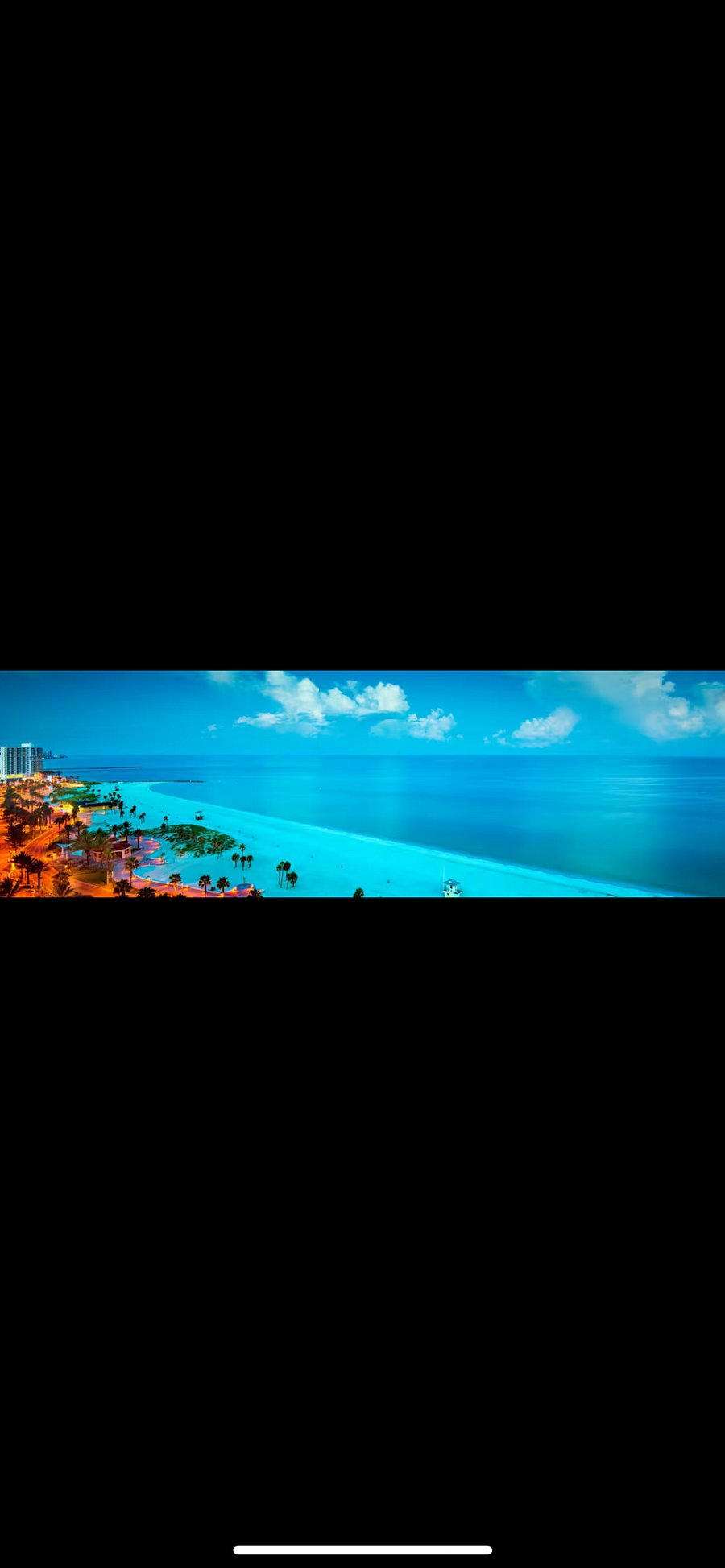 It doesn't get any more clearer than Clearwater Beach!