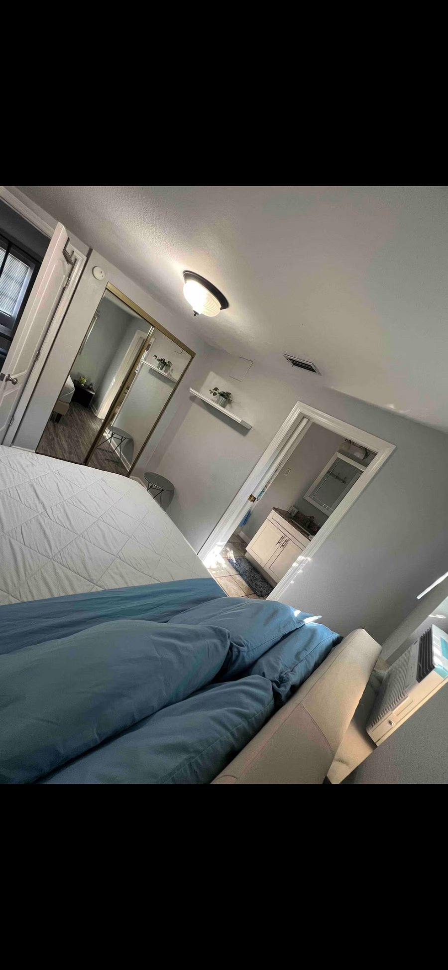 Third bedroom with full bathroom.