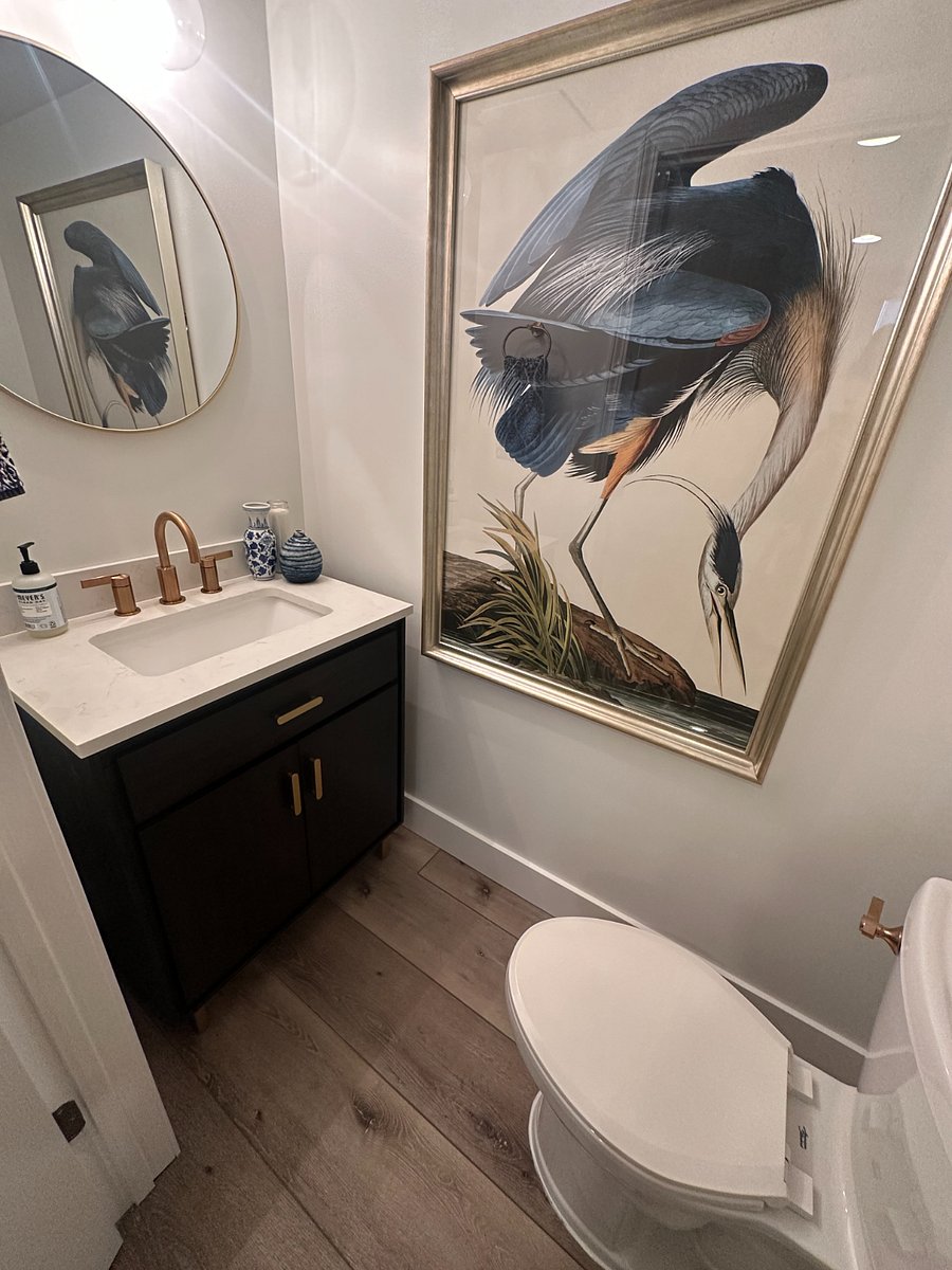 1/2 Bath in Basement