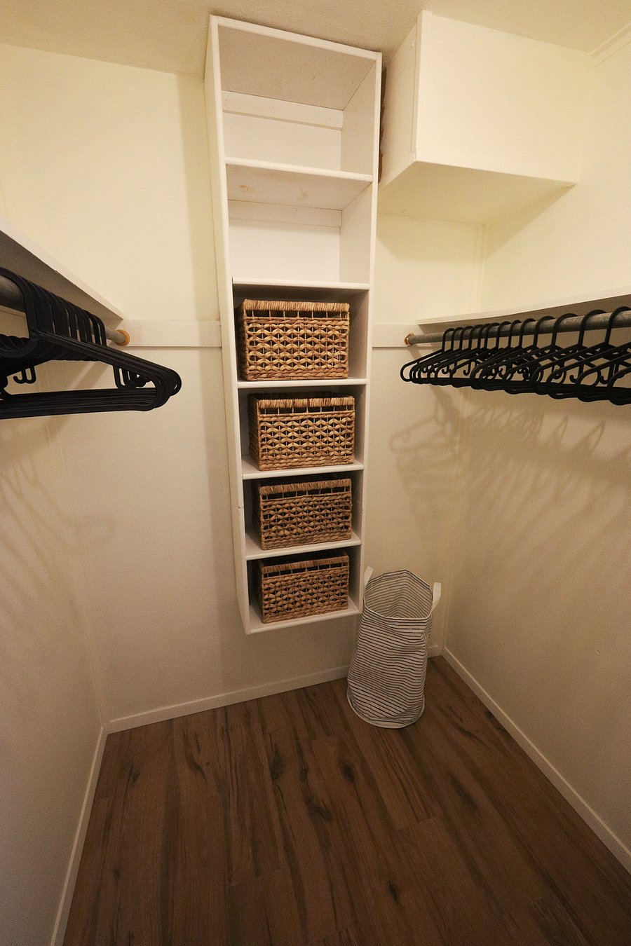 Large, walk-in closet.