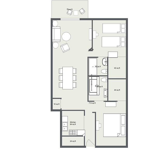 FLOOR PLAN - RIGHT CLICK TO OPEN IN A NEW TAB

Front Bedroom is Taipei Suite