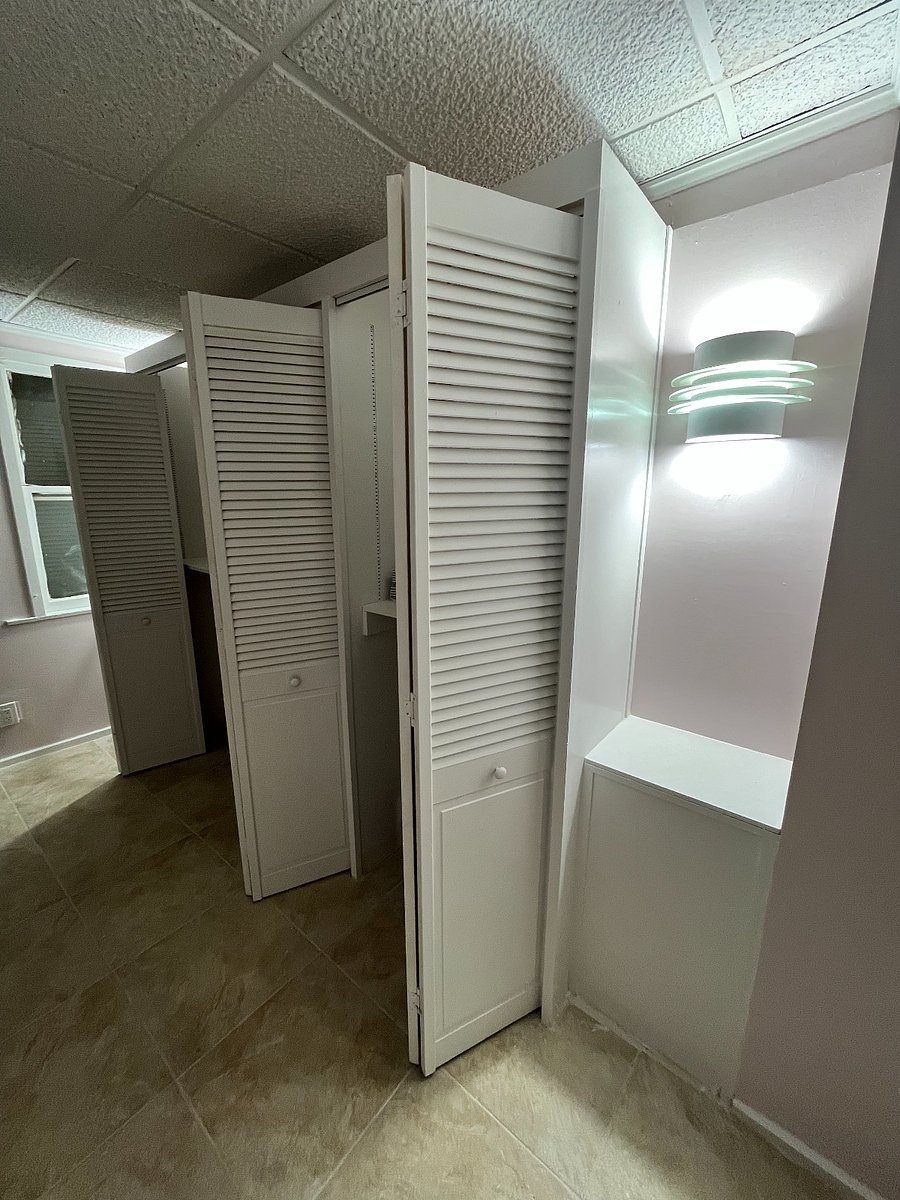 Full bathroom closets