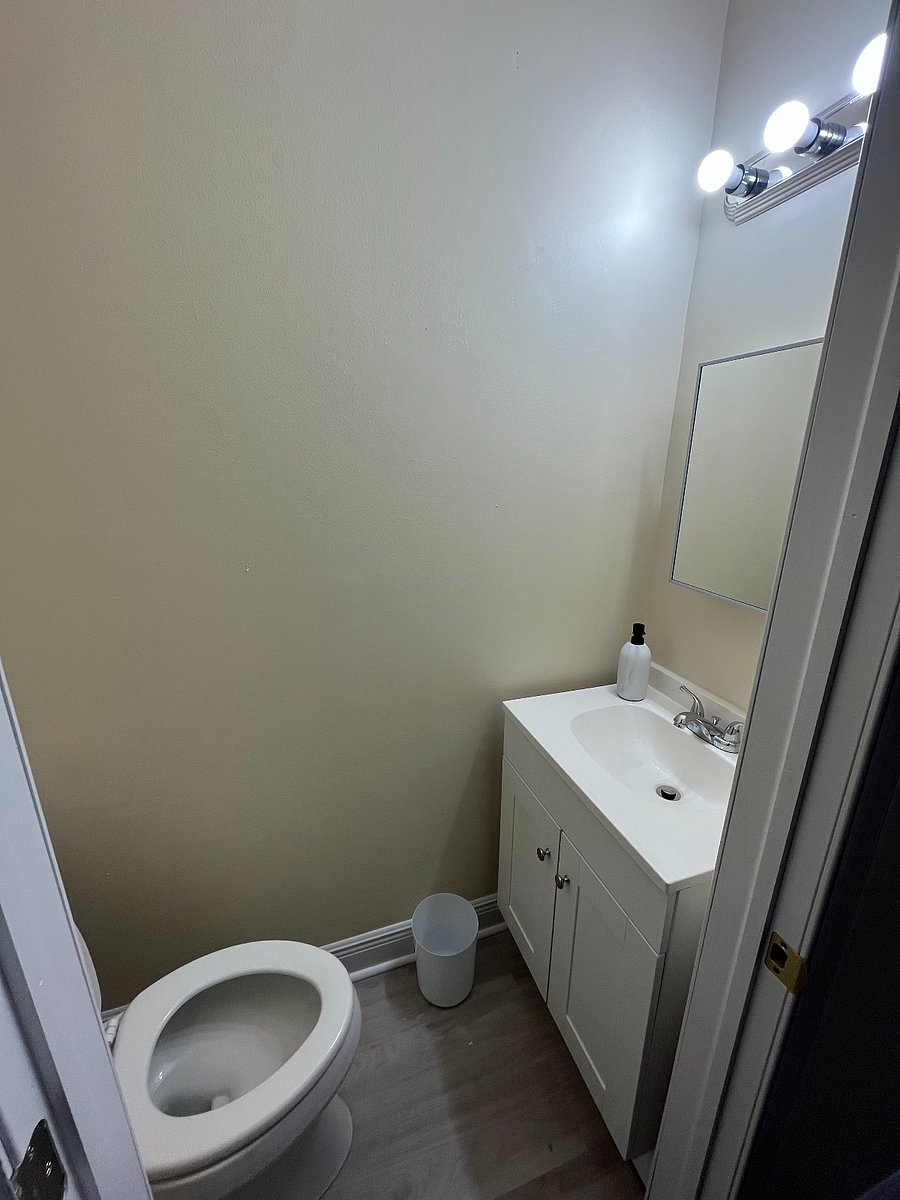 Half bathroom on first floor