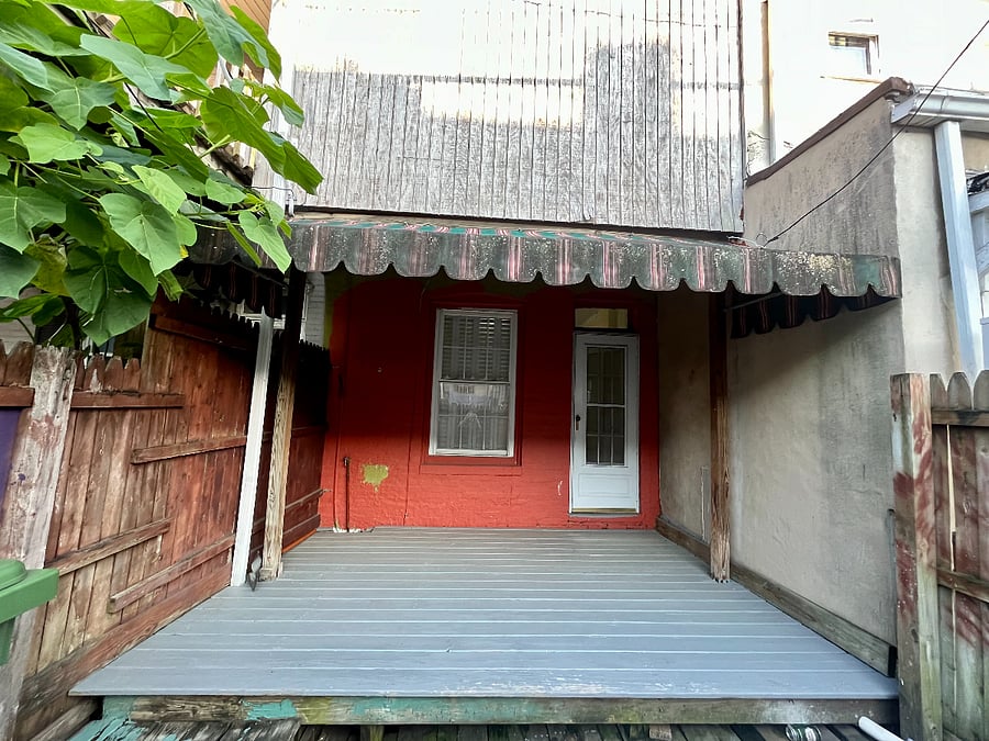 Back patio