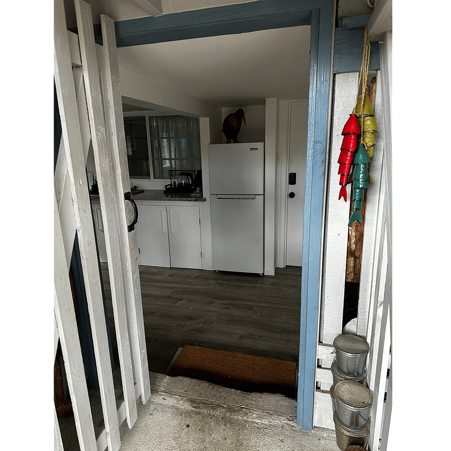 entrance to downstairs suite 1