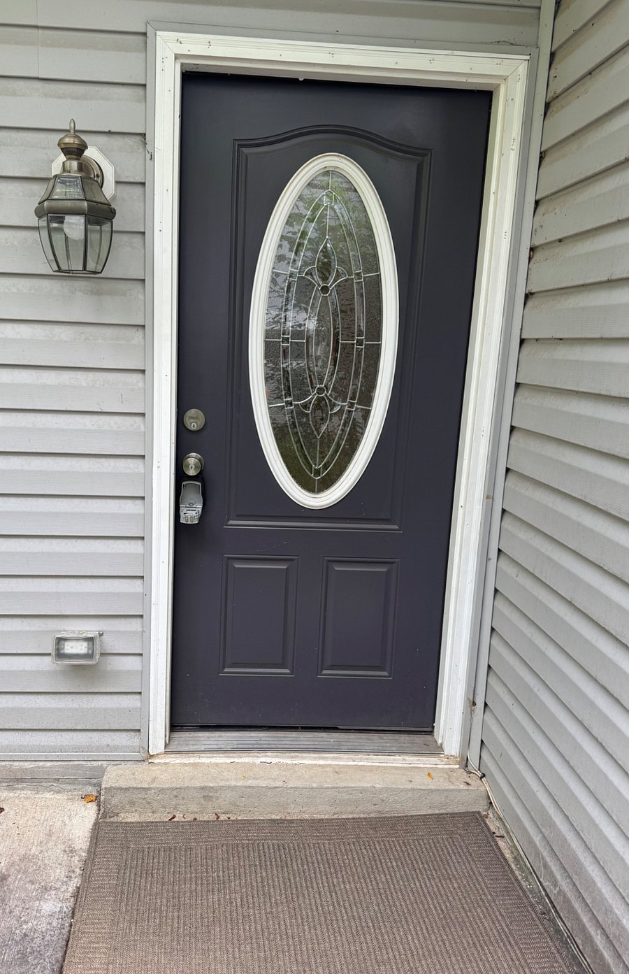 Side door to apartment