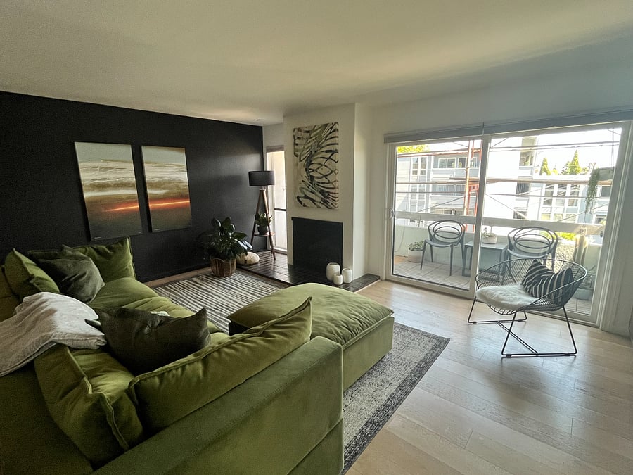 Living room view from entrance