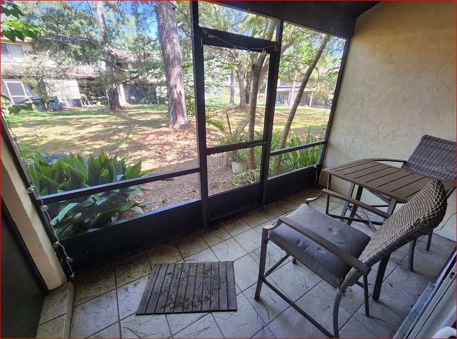 Rear Screened Porch