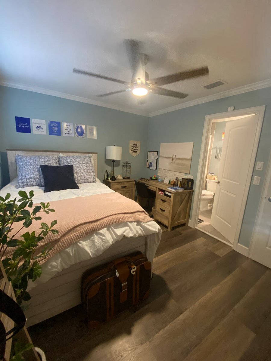 Bedroom #1 showing door to ensuite bathroom #1