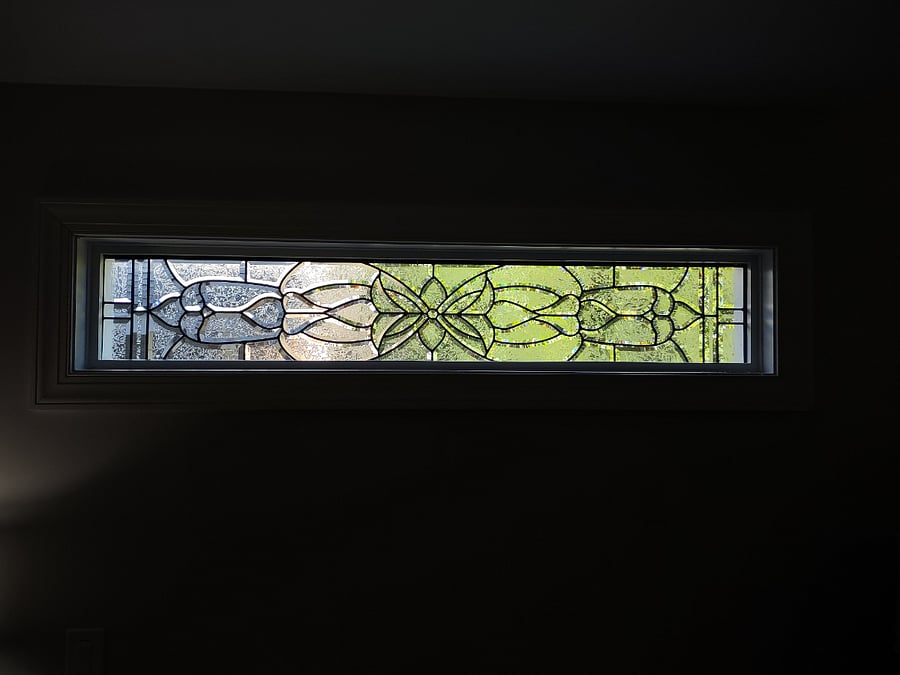 This is a very relaxing and beautiful bedroom. As of 8/1/25 We are currently working on providing custom blackout shades for this windoe & others in the room.