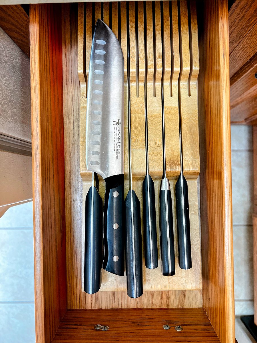 Our knives are high quality and sharp.