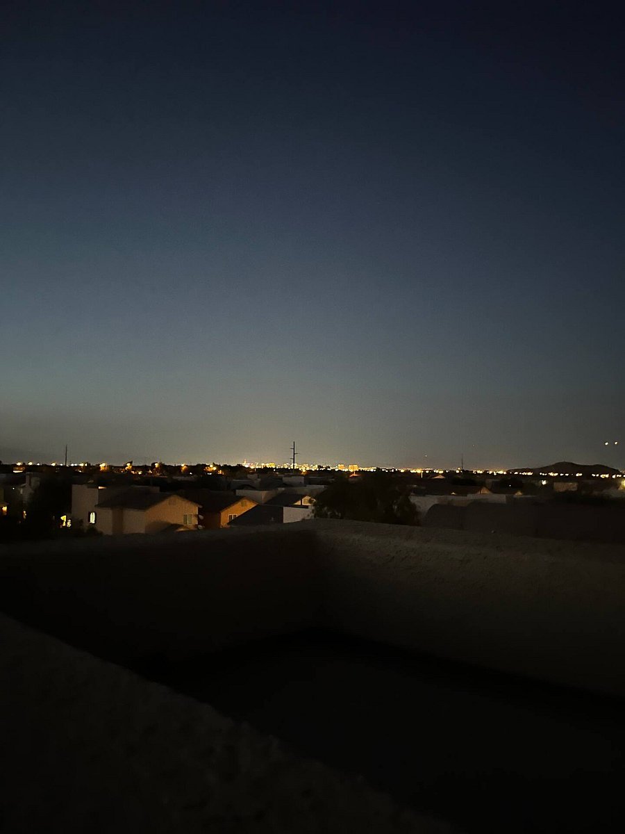 View of Las Vegas strip skyline