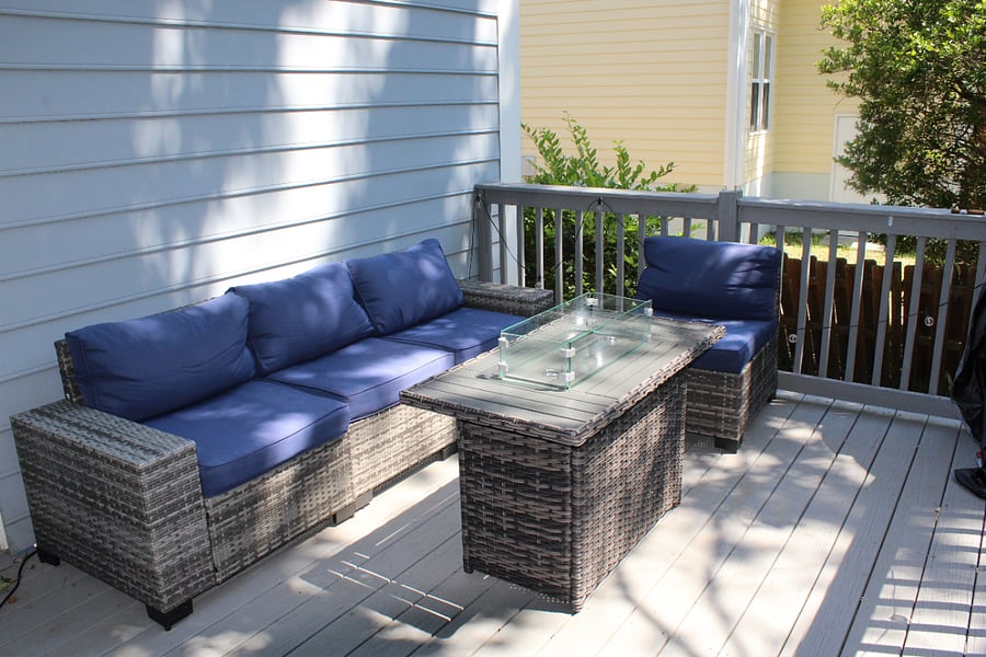 Nice relaxing area to get some fresh air!