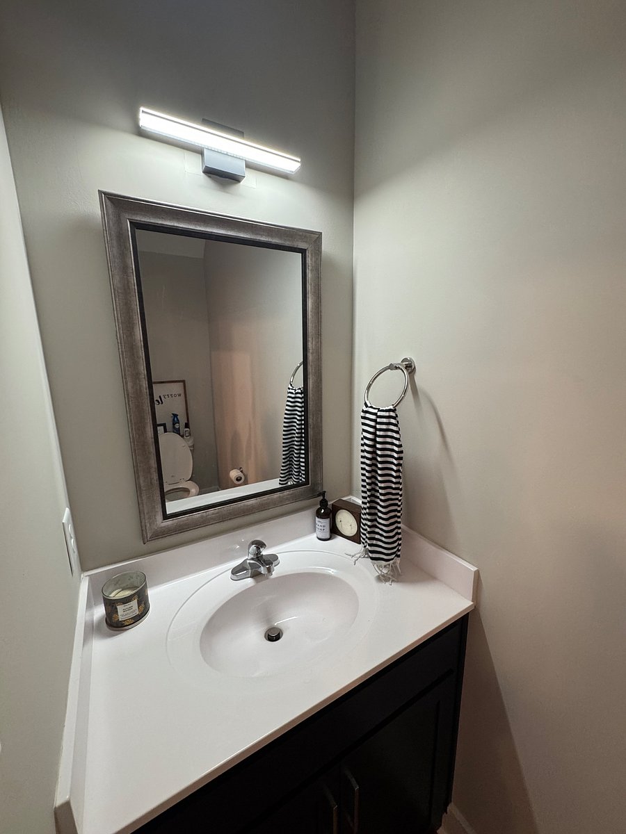 Half bathroom downstairs