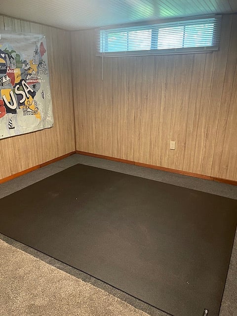 Lower-level exercise space