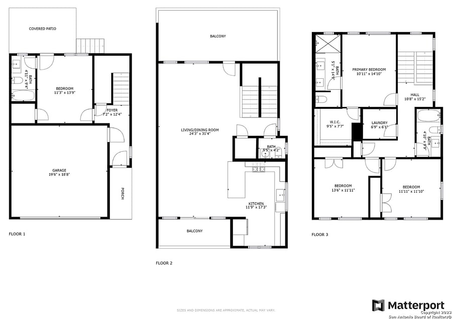 Townhouse floorplan