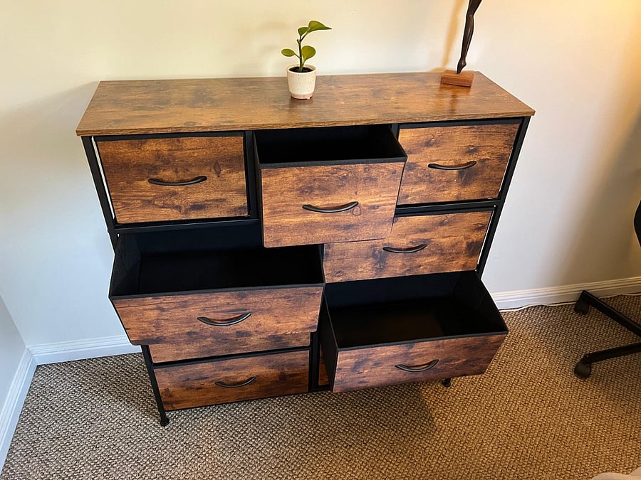 Plenty of storage space.