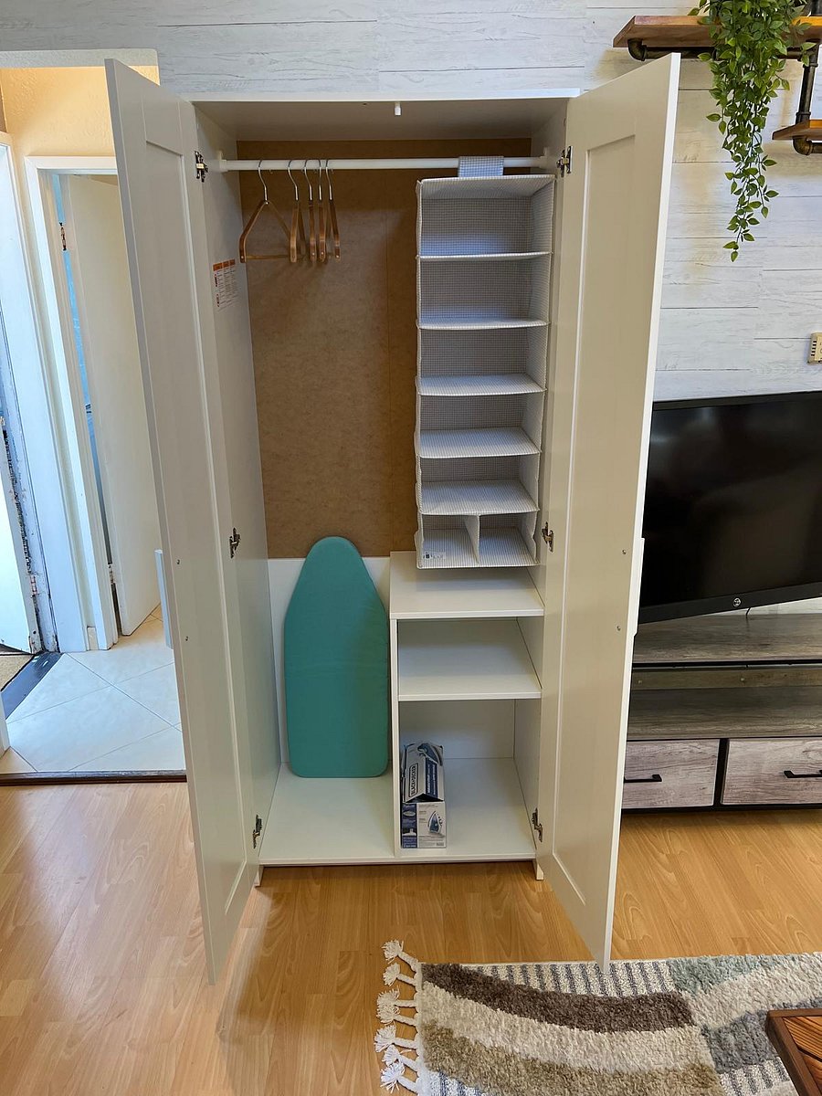 Storage closet.
