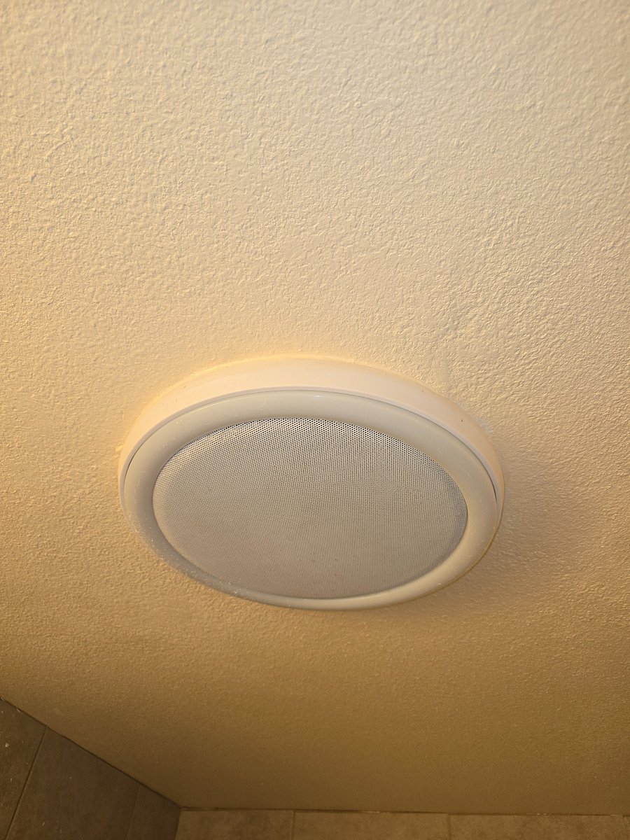 Bluetooth, in wall speakers for the bathroom. 