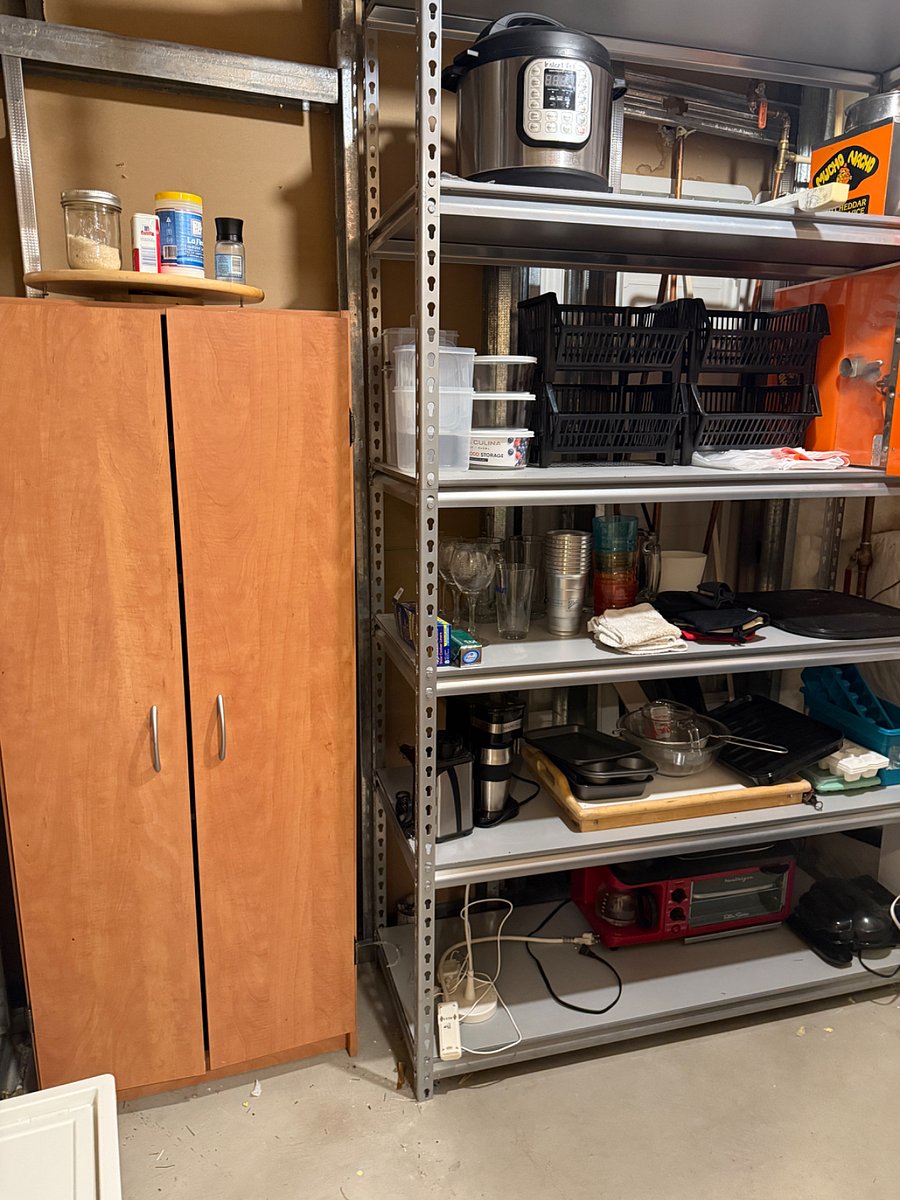 Large pantry area